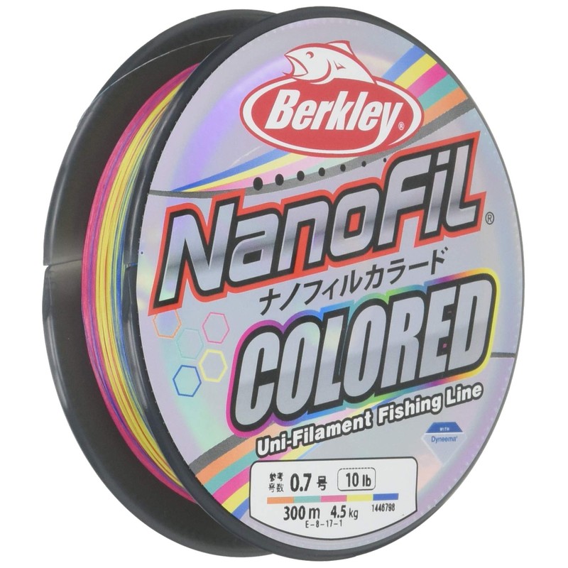 Berkley PE Line 300m 1.2 No./15lb 10m per Color Nano-Filament