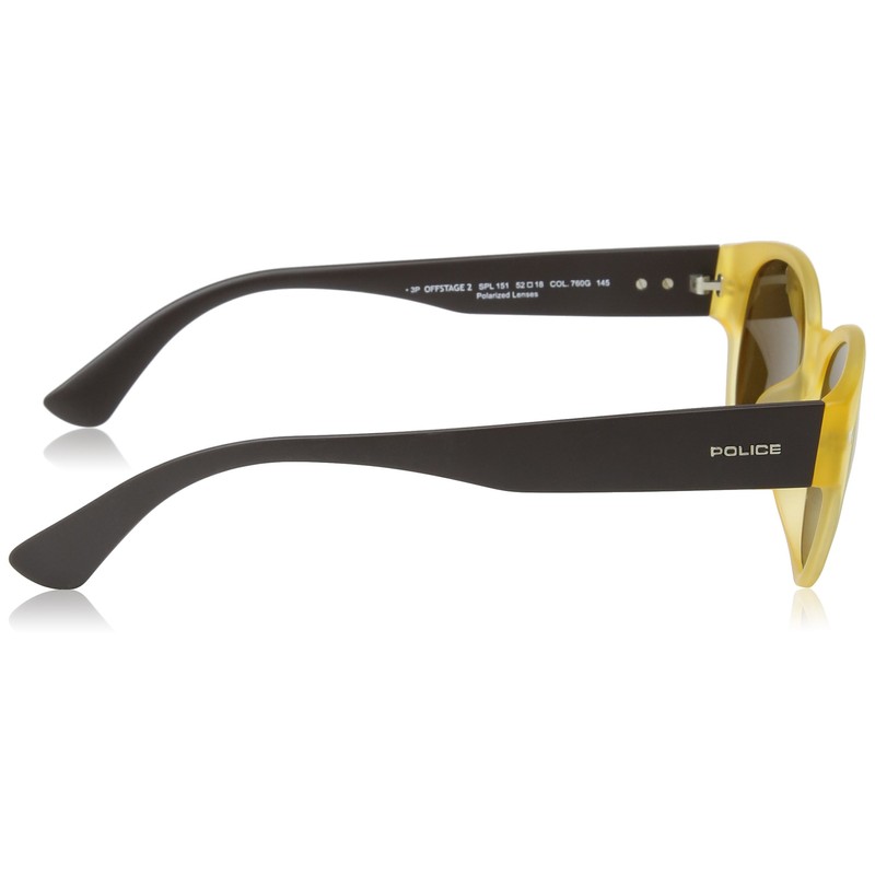 Police Unisex Sunglasses, transparent