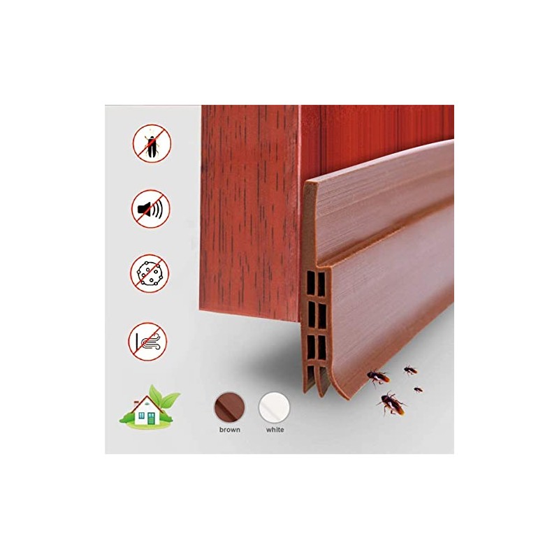 Guardapolvo y Protector para Puerta de 3 Capas 3M,BONACHAN Burlete