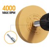 2 Pack Decal Remover Eraser Wheel Rubber Eraser Wheel for