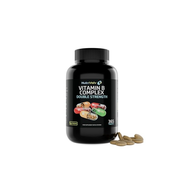 Vitamin B Complex | 365 Vegan Tablets (1 Year Supply)