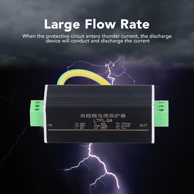1 Way Surge Protector Arrester Protection Device RS485 Control Signal
