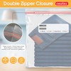 Neaties 3 Gallon Plastic Storage Bags with Double Zipper Top,