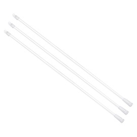 uxcell Blind Wand Replacement with Hook,3Pcs 21" Long Acrylic Blind Tilt Wand with Hook and Grip, Vertical Blind Rod Stick for Window Blind Stick Wand Opener (Transparent)