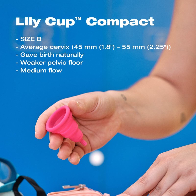 INTIMINA Lily Cup Compact Size B - Collapsible Period Cup