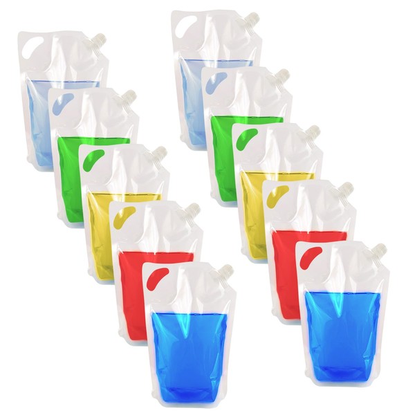 Rightpak Spout Pouches 25 Pieces 1 Litre with HandleLeak Proof