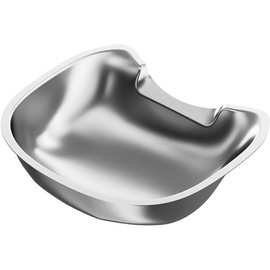 IMIPAW Stainless Steel Cat Bowl for Automatic Feeder for Cats or Small Dogs, Cat Moustache Fatigue Relief Friendly Shape and Easy to Clean