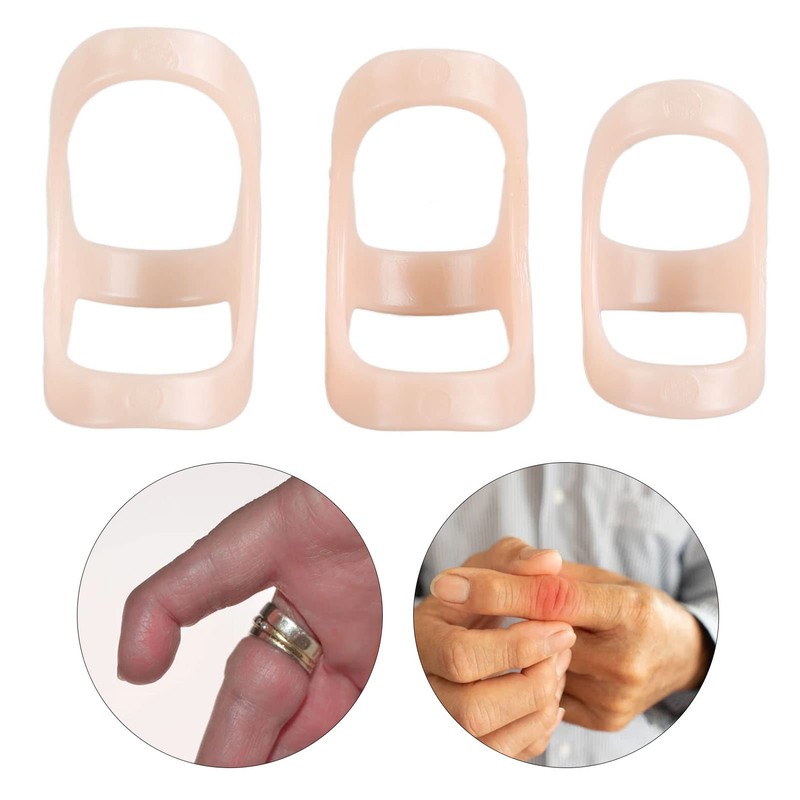 FéRula de PláStico para Dedos, 3 Uds., Protector de Apoyo