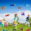 PLMMOUT Pack of 20 Gliding Planes, Polystyrene Flying for Children,