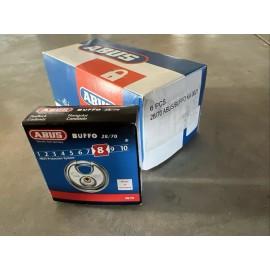 ABUS BUFFO  28/70 Disc Padlocks - Box of 6 - Storage lock - Made in Germany