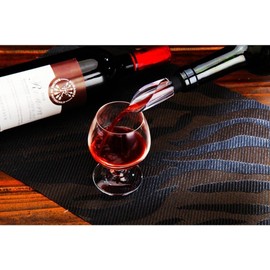 Enfriador de vino rojo hielo botella de vino enfriador de acero inoxidable 3 en 1 con aireador y vertedor accesorio de vino