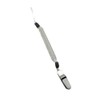 Air Jay Spiral Wire in Strap with Metal Clip, Clear ASS-13CL