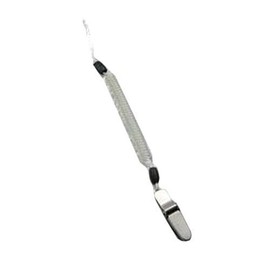 Air Jay Spiral Wire in Strap with Metal Clip, Clear ASS-13CL