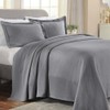Superior 3 Piece Solitaire Cotton Bedspread Set, Home Bed Decor,
