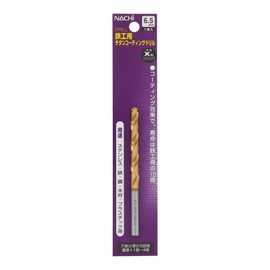 Nachi Titanium Coated Drill Thinning, 0.26 inches (6.5 mm)