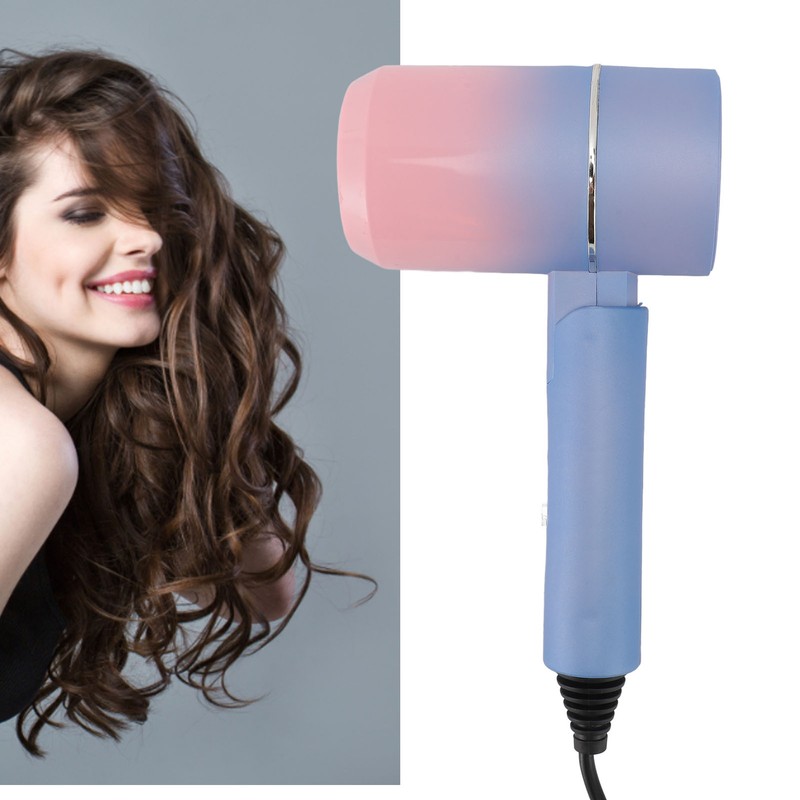Hair Dryer Foldable Fast Drying Safe Use Multifunctional Portable Hair