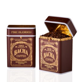 Bacha Coffee | Mombasa Song Fine Blended Signature Nomad Collection, 100% Arabica Whole Beans, Medium Roast, 250g