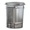 20 Gallon Galvanized Trash Can, Metal Bucket with Lid (20