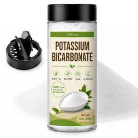Potassium Bicarbonate 11Oz - 100% Pure Potassium Bicarbonate Powder for Cakes, Plants, Winemaking, Leavening, Food Grade Natural Leavening Agent for Baking, Snacks, Cookies