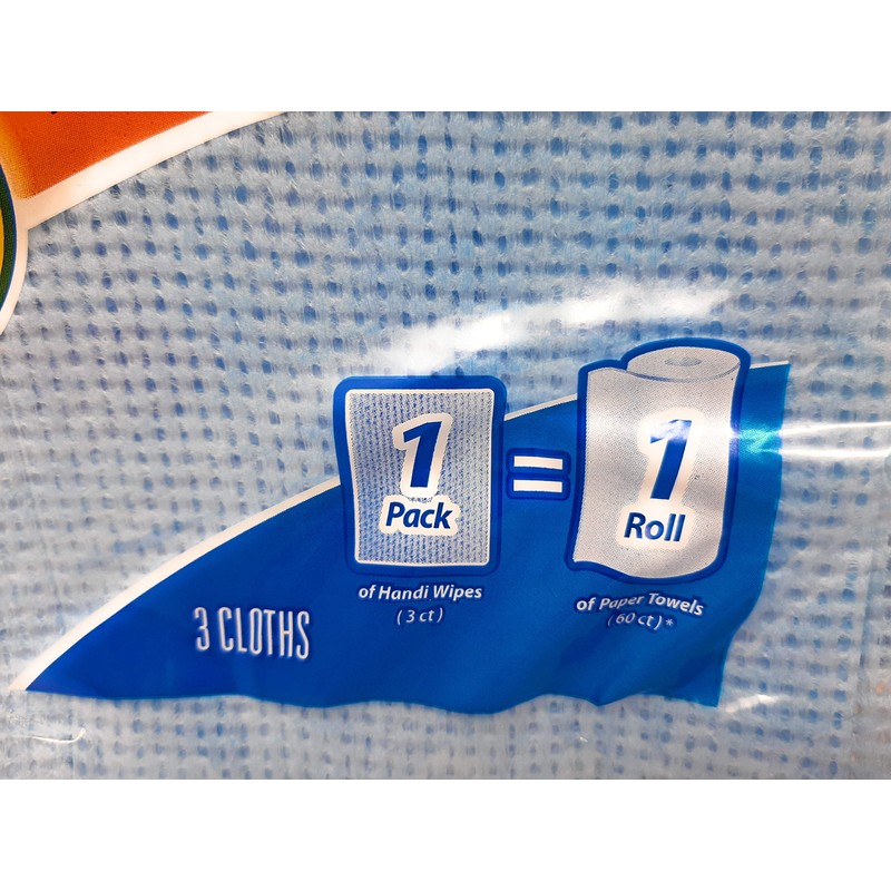 Handi Wipes Heavy Duty Reusable Cloths, Color May Vary -