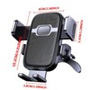 Car Phone Mount, 360° Rotatable Air Vent Holder, One-Hand Release,