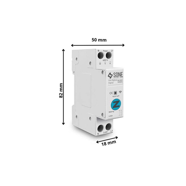 Sone Smart One Zigbee DIN Rail Relay 63A/16A - Current