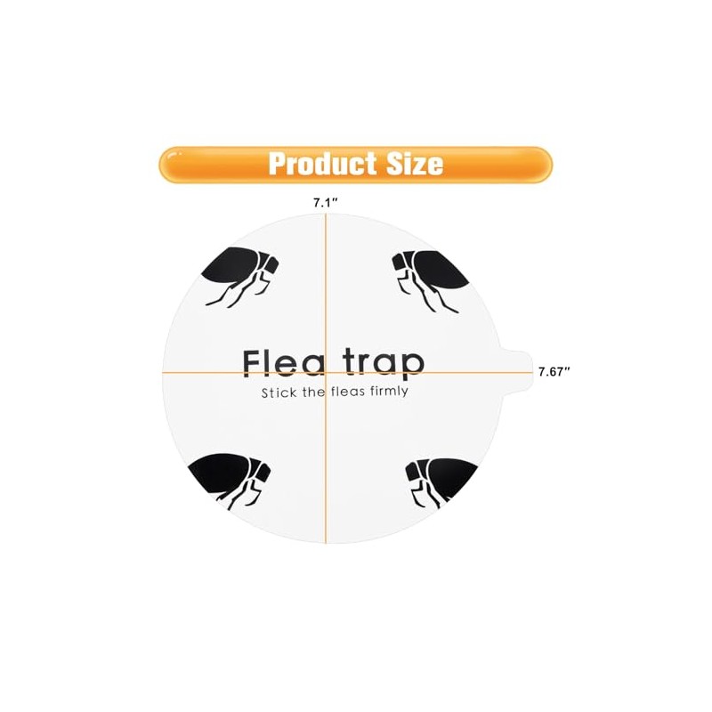 Flea Trap Refill Discs Sticky Trap- Glue Board Refills 16