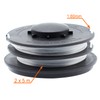 SWNKDG 6 x thread spools suitable for Aldi Gardenline GLR