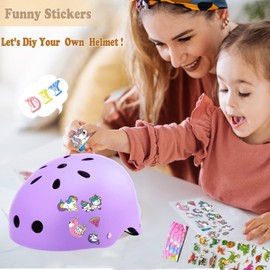 FOOKCIAN Kids Helmet, Toddler Helmet Adjustable Toddler Bike Helmet Youth Sport Kids Protective Gear Ages 2-8/8-14 Years Old Boys Girls Years Old for Multi-Sports Skating Bike Rollerblading Scooter