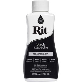 Rit All-Purpose Liquid Dye, 8 Ounce, Black - 2 Pack