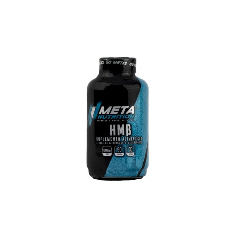 Meta Nutrition HMB, 1000mg de beta-hidroxi beta-metilbutirato, 90 cápsulas, 30