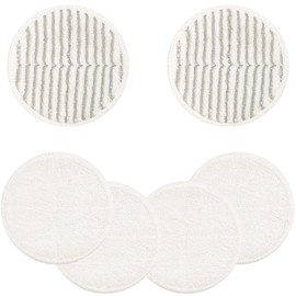 2124 Replacement Pads for Bissell Spinwave Spin Mop, 2 Scrubby Pads and 4 Soft Pads Compatible with Bisell Spinwave 2039 2039A 2039Q 2039T 2039W 20391 20395 20399 2307 23157 2315A Mop Pad Kit LUXRILIX