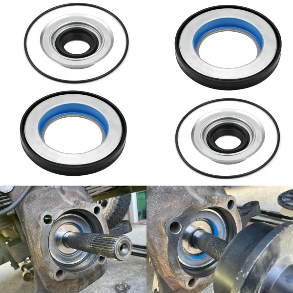Kujunpao Front Axle Vaccum Knuckle Seal & Hub O-Ring &