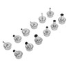 12Pcs Universal Hot Air Gun Nozzle Stainless Steel Standard Size