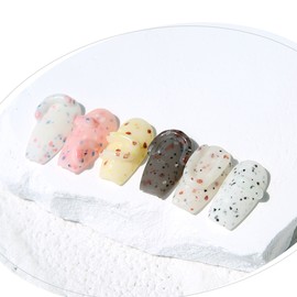 classic nail Jello Jello Milky Terrazzo Syrup Glitter Gel / 젤로젤로 밀키테라조 시럽 글리터젤