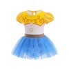 Dressy Daisy Disfraz Vestido Princesa Jessie Body Mamelucos con Diadema