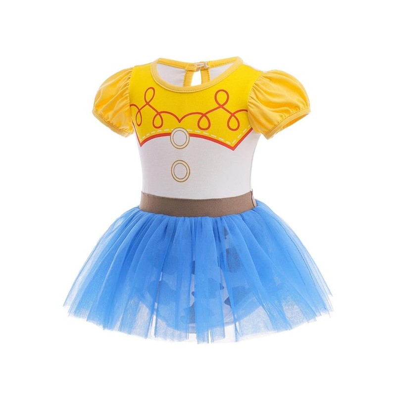 Dressy Daisy Disfraz Vestido Princesa Jessie Body Mamelucos con Diadema