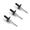 Black Pop Rivets, BESTYCHAO 50pcs Large Aluminum Blind Rivets 4.8mm