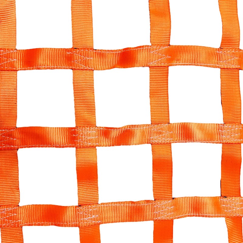 Safety Lifting Net Straps 2*2m 15cm Square Flat Nylon Sling