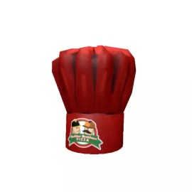 Jazwares ROBLOX Pizza Place Pizza Chef Hat Offsale Toy Code ONLY *Sent in Messages*