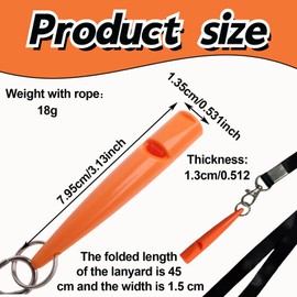 Mmgoqqt Training Behaviour Aids For Dogs, 1 Pcs Orange Dog Soldiers Whistles For Recall Training, Play, Ideal For Callback, Long Range, Frequency Standardised