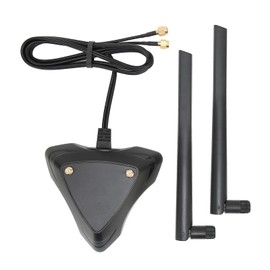 WIFI Antenna with Magnetic Stand Base 2.4GHz 5.8GHz Dual Band Omnidirectional 6dBi Antenna Signal Enhancement Antenna