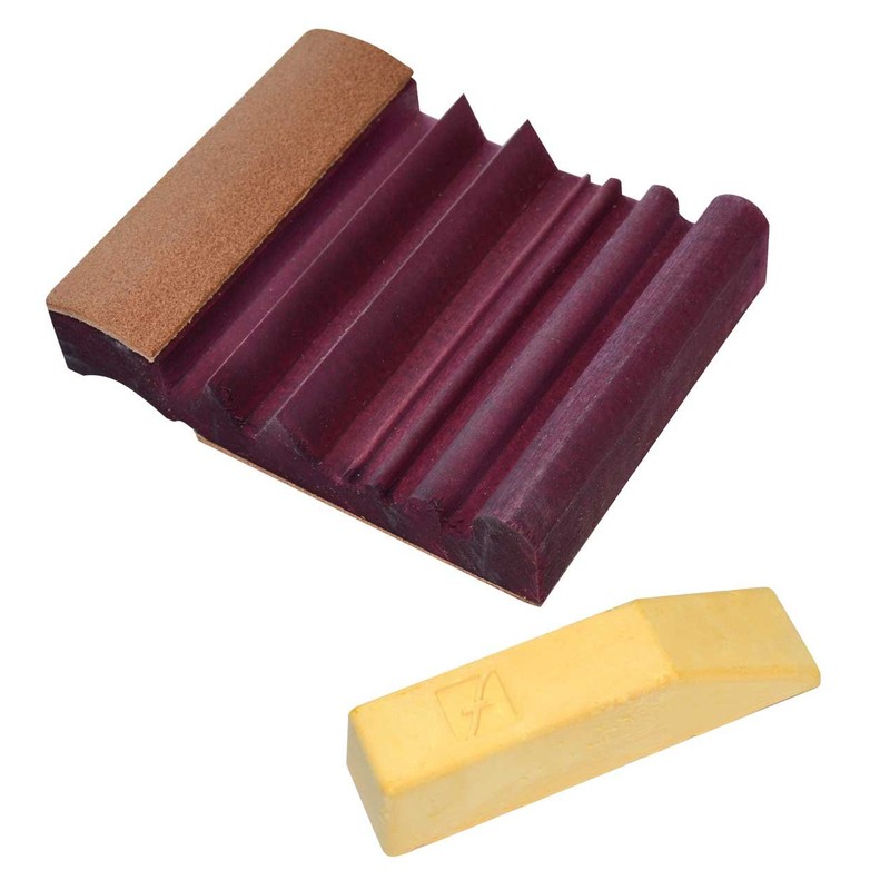 Flexcut PWS10 Standard Power Strop, with Flat Round Wheel and