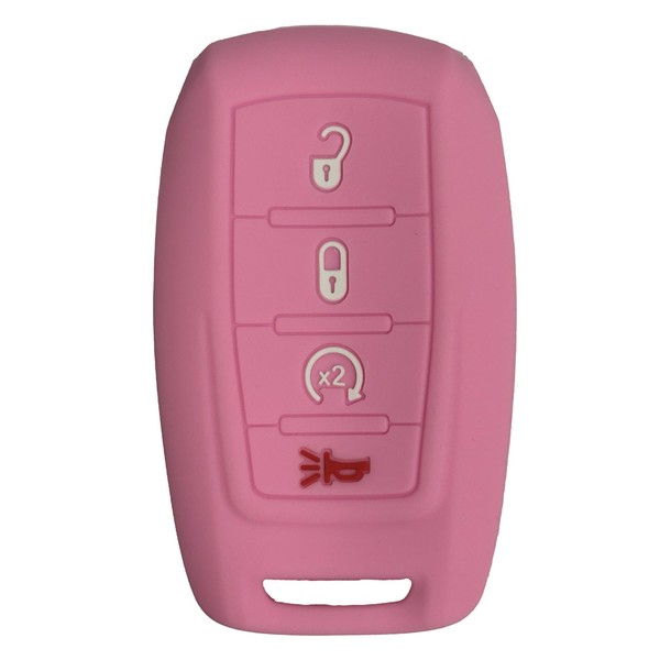 Key Fob Cover RAM 1500: 4 Buttons Silicone Key Case