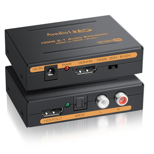 HDMI Audio Extractor Splitter, avedio links HDMI to HDMI Audio