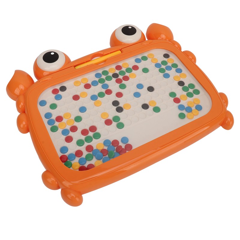 Magnetic Dot Drawing Board Cute Crab Shaped Doodle Board Educational