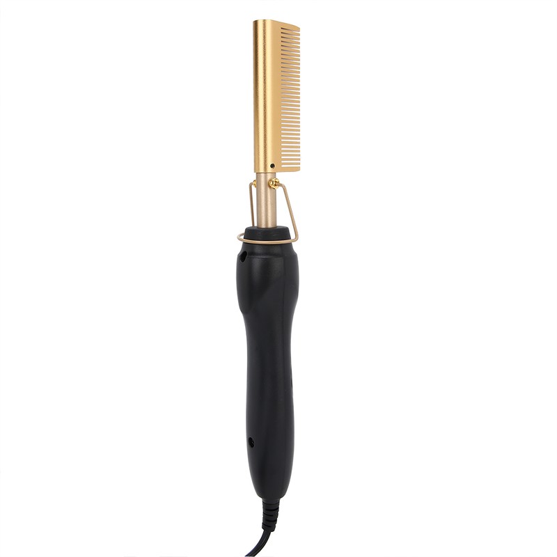 Multi Functional Electric Heating Hair Straightener Comb Hair Curler Curling