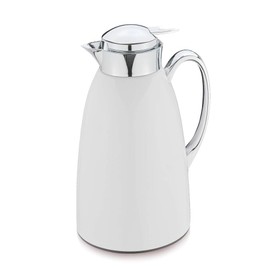 Cilio Venezia Insulated Flask 1 Litre Stainless Steel White