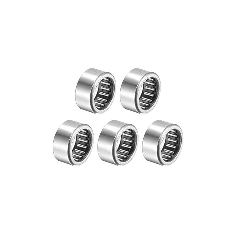 sourcing map HK1812 Needle Roller Bearings 18mm Bore 24mm OD