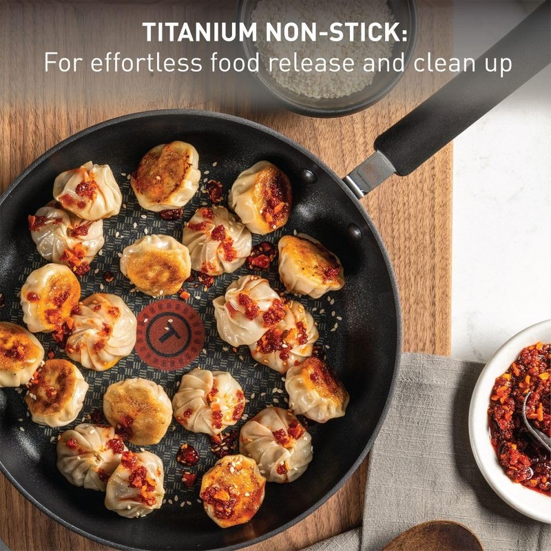 T-fal Ultimate Hard Anodized Nonstick Fry Pan Set 2 Piece,